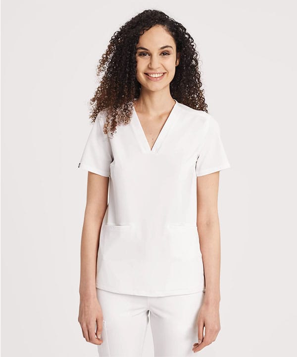 Mildred, Kasack mit 2 Taschen, weiß